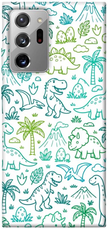 Чохол itsPrint Dino pattern для Samsung Galaxy Note 20 Ultra, песики, купити оптом з доставкою