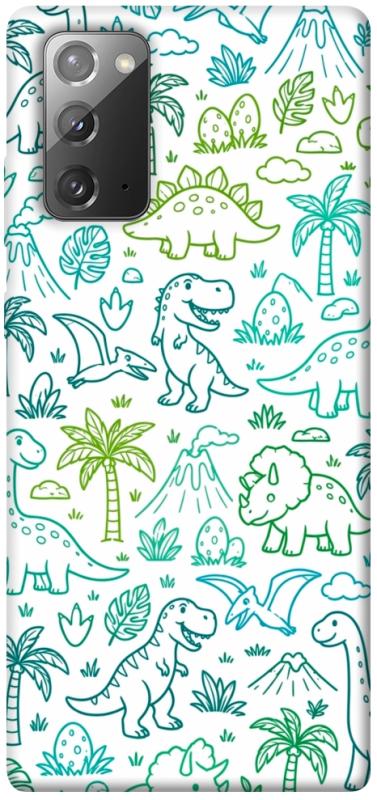 Чехол itsPrint Dino pattern для Samsung Galaxy Note 20, песики, купить оптом с доставкой