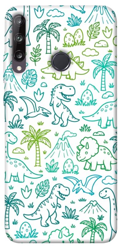 Чохол itsPrint Dino pattern для Huawei P40 Lite E / Y7p (2020), песики, купити оптом з доставкою