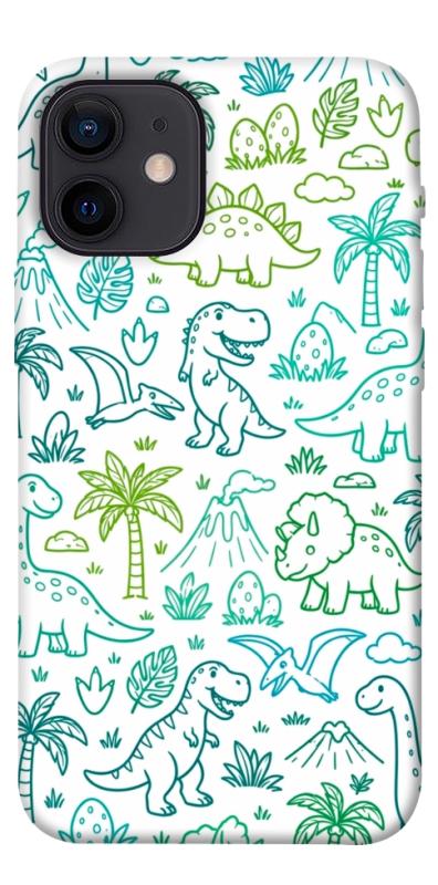 Чехол itsPrint Dino pattern для Apple iPhone 12 mini (5.4"), песики, купить оптом с доставкой