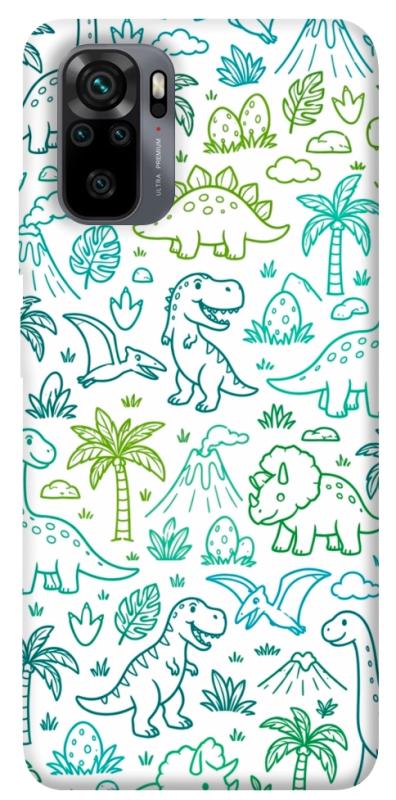 Чохол itsPrint Dino pattern для Xiaomi Redmi Note 10 / Note 10s, песики, купити оптом з доставкою