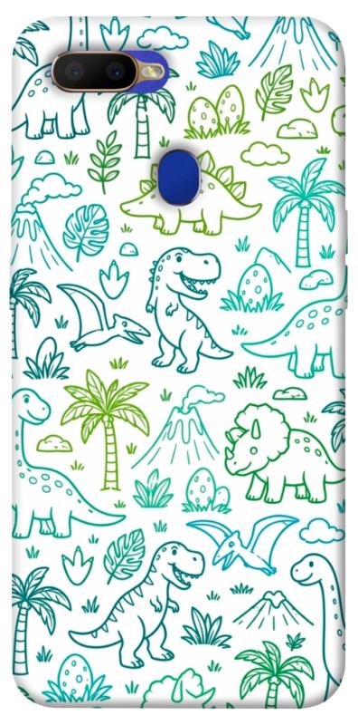 Чохол itsPrint Dino pattern для Oppo A5s / Oppo A12, песики, купити оптом з доставкою