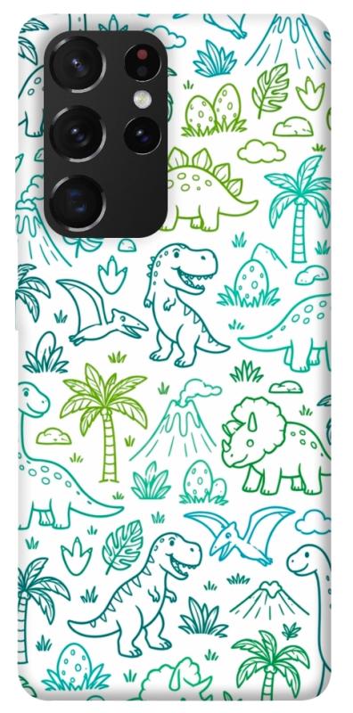 Чохол itsPrint Dino pattern для Samsung Galaxy S21 Ultra, песики, купити оптом з доставкою