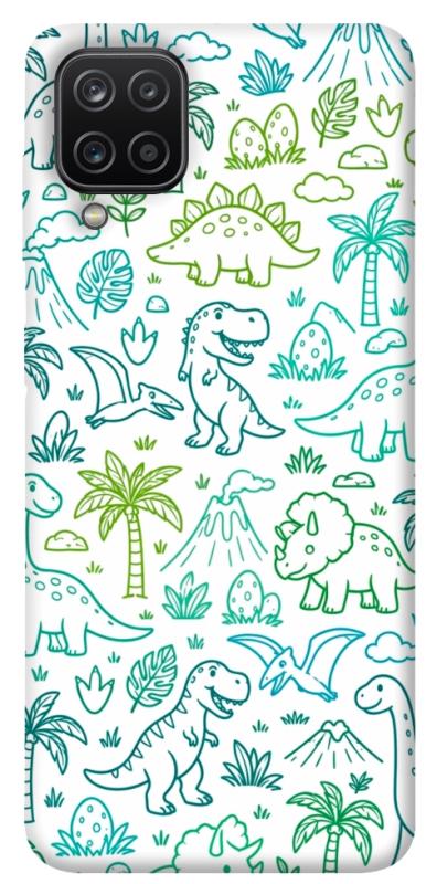 Чехол itsPrint Dino pattern для Samsung Galaxy A12, песики, купить оптом с доставкой