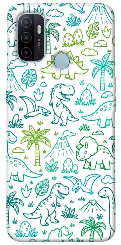 Чехол itsPrint Dino pattern для Oppo A53 / A32 / A33, песики, купить оптом с доставкой