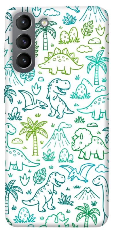 Чехол itsPrint Dino pattern для Samsung Galaxy S21, песики, купить оптом с доставкой