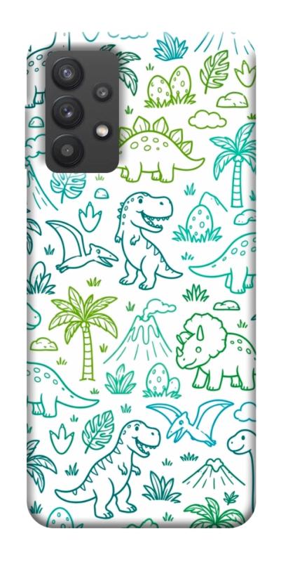 Чехол itsPrint Dino pattern для Samsung Galaxy A32 (A326B) 5G, паттерн, купить оптом с доставкой