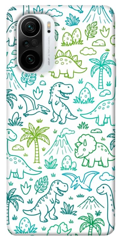 Чохол itsPrint Dino pattern для Xiaomi Redmi K40 / K40 Pro / K40 Pro+ / Poco F3, песики, купити оптом з доставкою