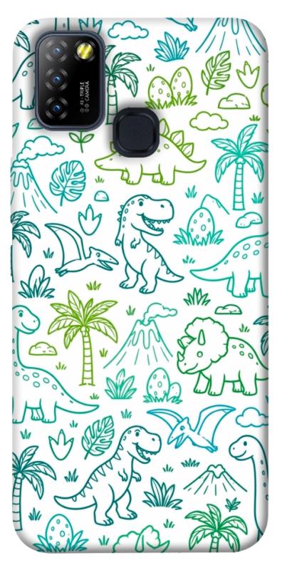 Чохол itsPrint Dino pattern для Infinix Hot 10 Lite, песики, купити оптом з доставкою