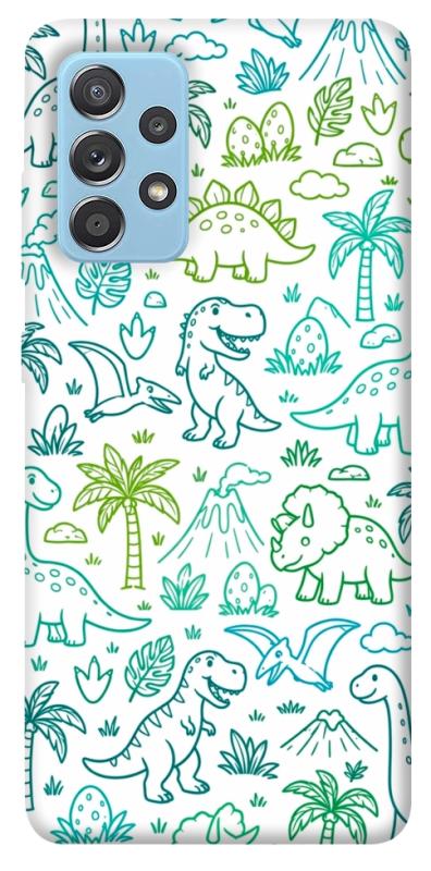 Чохол itsPrint Dino pattern для Samsung Galaxy A52 4G / A52 5G, песики, купити оптом з доставкою