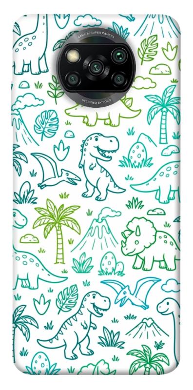 Чохол itsPrint Dino pattern для Xiaomi Poco X3 NFC / Poco X3 Pro, песики, купити оптом з доставкою