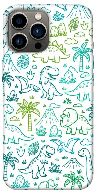 Чехол itsPrint Dino pattern для Apple iPhone 13 Pro Max (6.7"), песики, купить оптом с доставкой