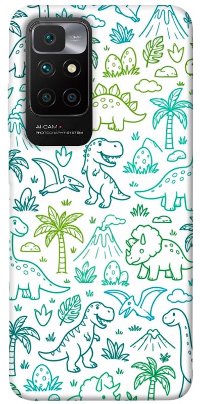 Чохол itsPrint Dino pattern для Xiaomi Redmi 10, песики, купити оптом з доставкою