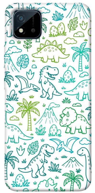 Чохол itsPrint Dino pattern для Realme C11 (2021), песики, купити оптом з доставкою