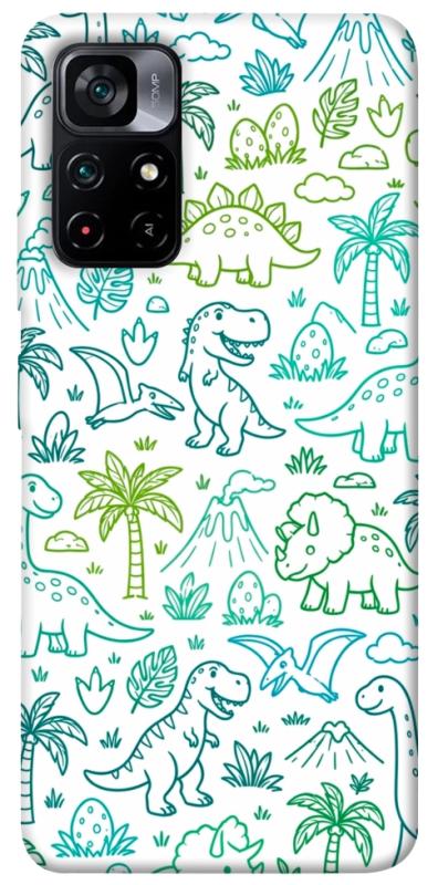 Чохол itsPrint Dino pattern для Xiaomi Poco M4 Pro 5G, песики, купити оптом з доставкою