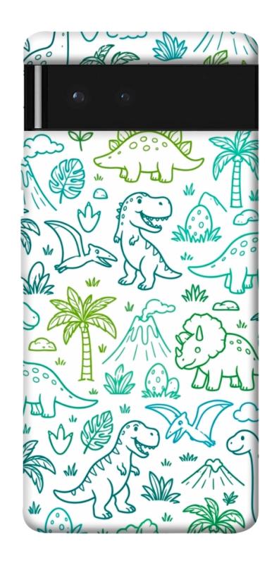 Чехол itsPrint Dino pattern для Google Pixel 6, песики, купить оптом с доставкой
