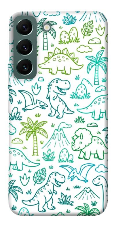 Чехол itsPrint Dino pattern для Samsung Galaxy S22, паттерн, купить оптом с доставкой