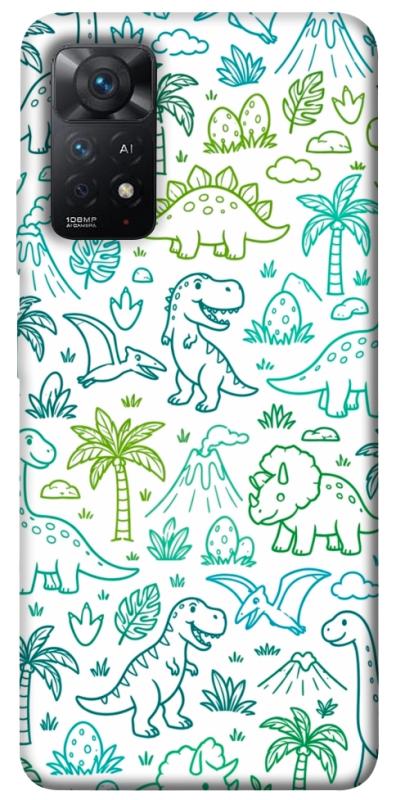 Чехол itsPrint Dino pattern для Xiaomi Redmi Note 11 Pro 4G/5G, песики, купить оптом с доставкой