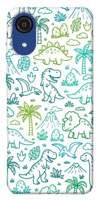 Чехол itsPrint Dino pattern для Samsung Galaxy A03 Core, песики, купить оптом с доставкой