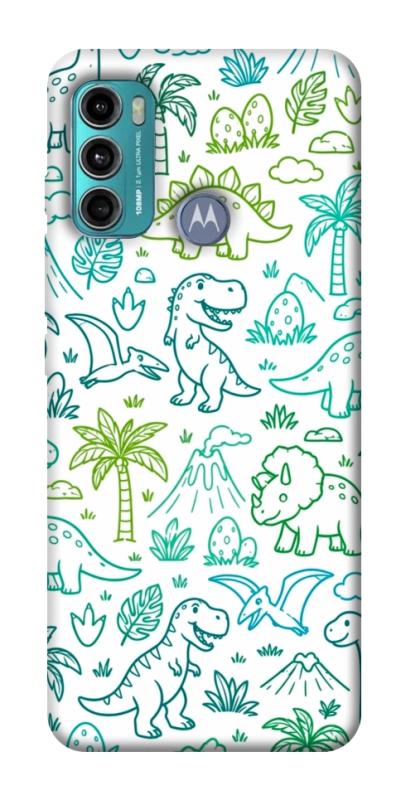 Чохол itsPrint Dino pattern для Motorola Moto G60, песики, купити оптом з доставкою