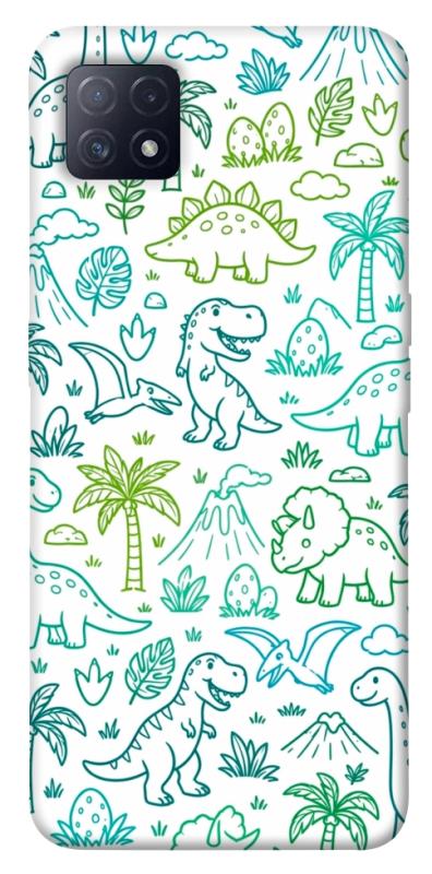 Чехол itsPrint Dino pattern для Oppo A72 5G / A73 5G, песики, купить оптом с доставкой