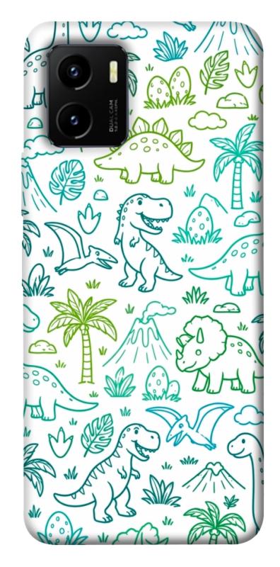 Чохол itsPrint Dino pattern для Vivo Y15s, песики, купити оптом з доставкою