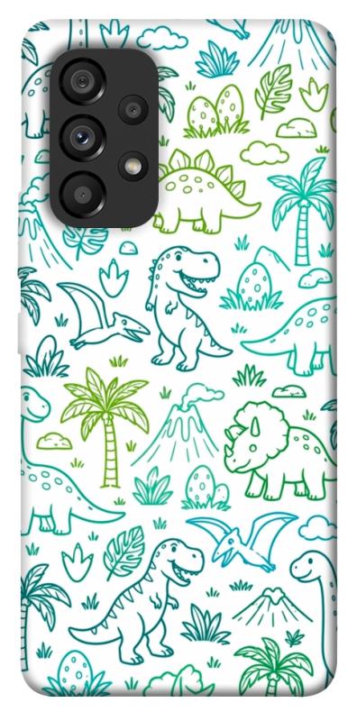 Чохол itsPrint Dino pattern для Samsung Galaxy A53 5G, песики, купити оптом з доставкою
