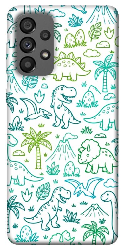 Чохол itsPrint Dino pattern для Samsung Galaxy A73 5G, песики, купити оптом з доставкою