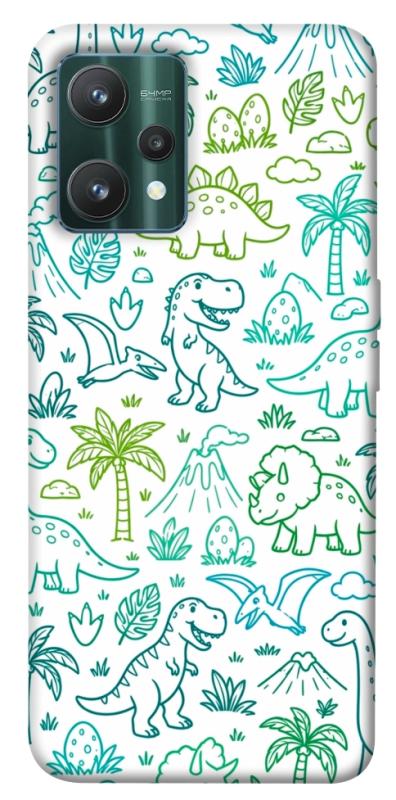 Чехол itsPrint Dino pattern для Realme 9 Pro, песики, купить оптом с доставкой