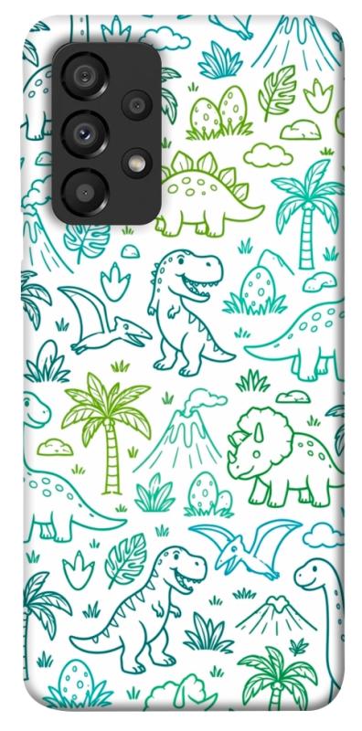 Чохол itsPrint Dino pattern для Samsung Galaxy A33 5G, песики, купити оптом з доставкою
