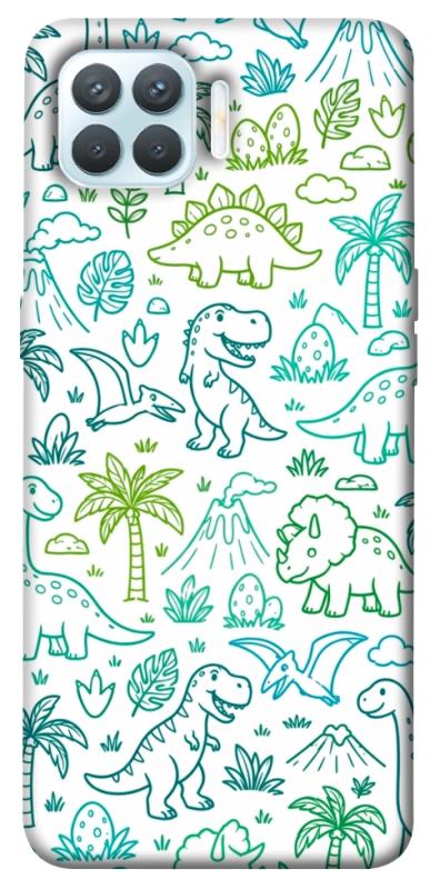 Чохол itsPrint Dino pattern для Oppo F17 Pro, песики, купити оптом з доставкою