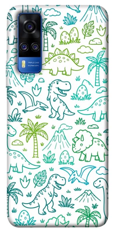 Чохол itsPrint Dino pattern для Vivo Y51a, песики, купити оптом з доставкою
