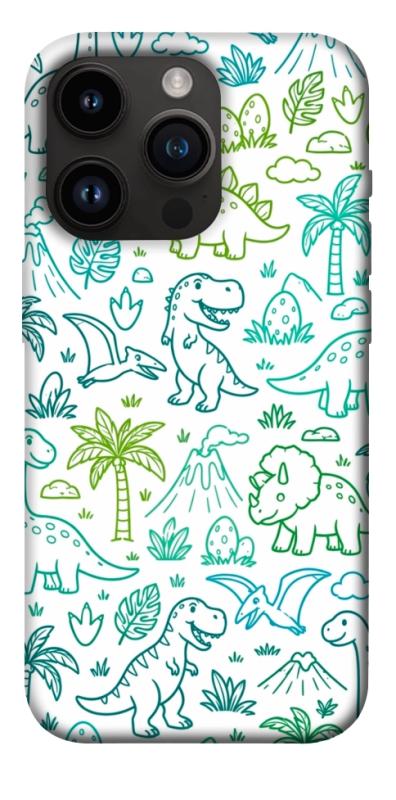 Чехол itsPrint Dino pattern для Apple iPhone 14 Pro (6.1"), песики, купить оптом с доставкой