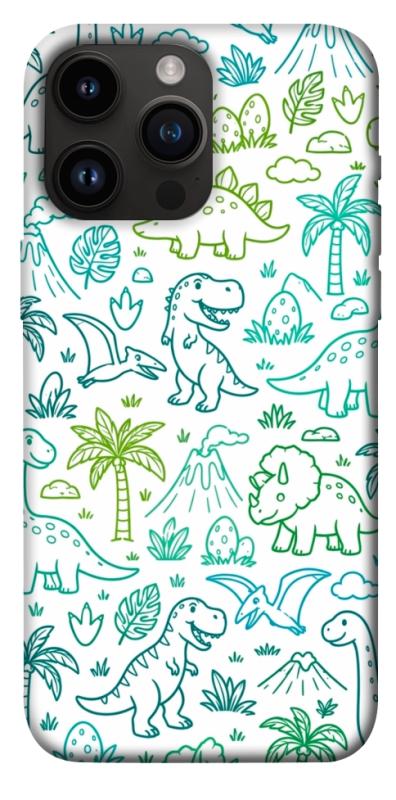 Чехол itsPrint Dino pattern для Apple iPhone 14 Pro Max (6.7"), песики, купить оптом с доставкой