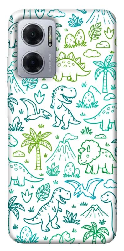 Чохол itsPrint Dino pattern для Xiaomi Redmi Note 11E, песики, купити оптом з доставкою