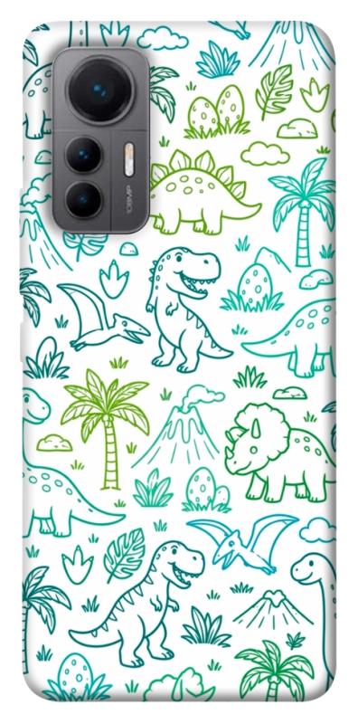 Чохол itsPrint Dino pattern для Xiaomi 12 Lite, песики, купити оптом з доставкою