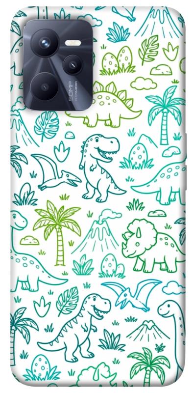 Чохол itsPrint Dino pattern для Realme C35, песики, купити оптом з доставкою