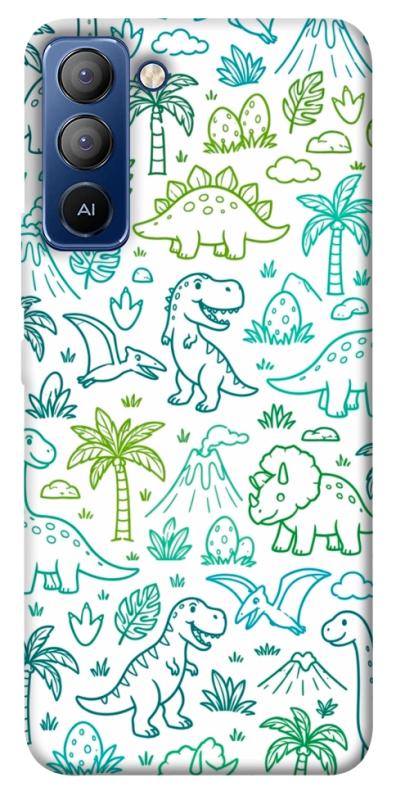 Чехол itsPrint Dino pattern для TECNO Pop 5 LTE, песики, купить оптом с доставкой