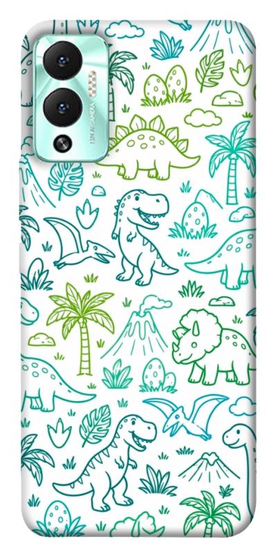 Чохол itsPrint Dino pattern для Infinix Hot 12 Play, песики, купити оптом з доставкою