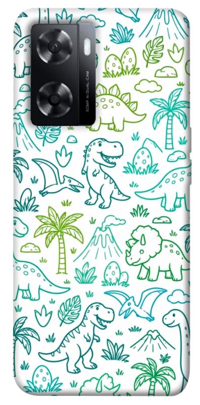 Чохол itsPrint Dino pattern для Oppo A57s, песики, купити оптом з доставкою