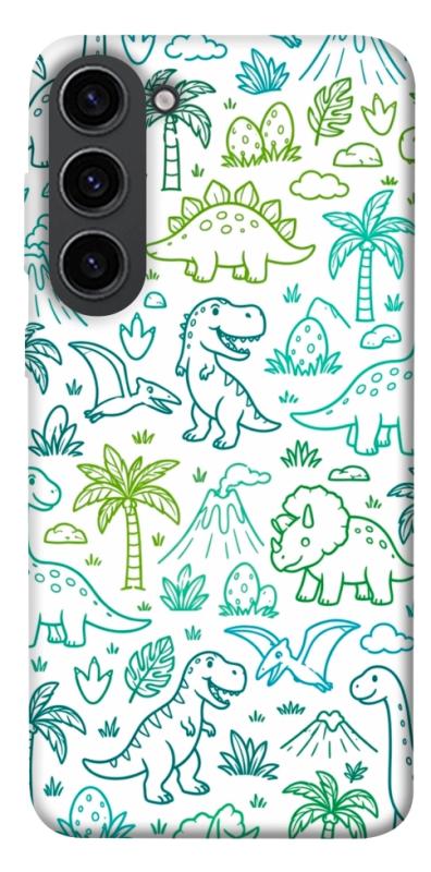 Чохол itsPrint Dino pattern для Samsung Galaxy S23, песики, купити оптом з доставкою