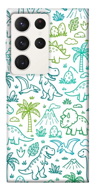Чохол itsPrint Dino pattern для Samsung Galaxy S23 Ultra, песики, купити оптом з доставкою