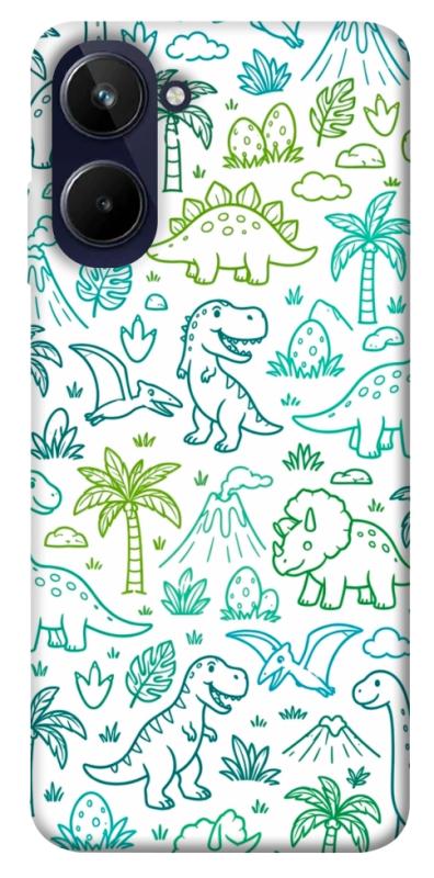 Чохол itsPrint Dino pattern для Realme 10 4G, песики, купити оптом з доставкою