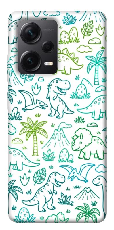 Чехол itsPrint Dino pattern для Xiaomi Redmi Note 12 Pro+ 5G, песики, купить оптом с доставкой