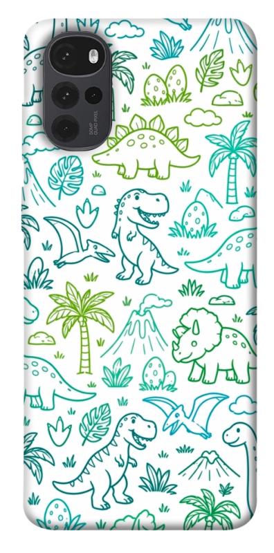 Чохол itsPrint Dino pattern для Motorola Moto G22, песики, купити оптом з доставкою