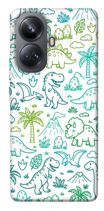 Чохол itsPrint Dino pattern для Realme 10 Pro+, песики, купити оптом з доставкою