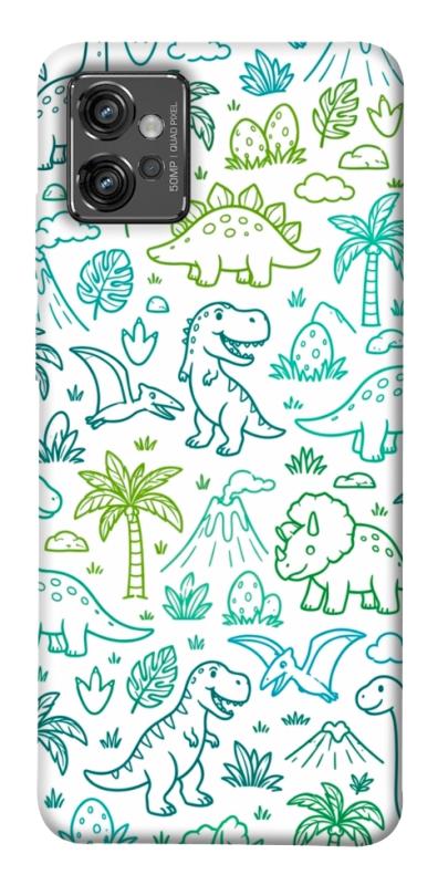 Чохол itsPrint Dino pattern для Motorola Moto G32, песики, купити оптом з доставкою