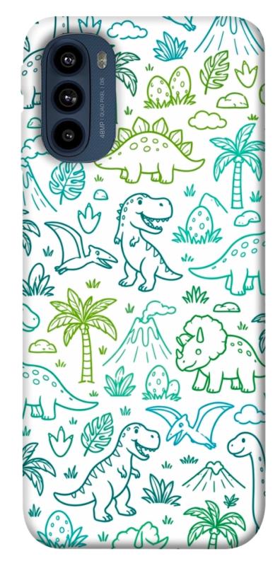 Чохол itsPrint Dino pattern для Motorola Moto G41, песики, купити оптом з доставкою