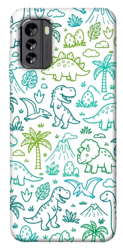 Чохол itsPrint Dino pattern для Nokia G60, песики, купити оптом з доставкою