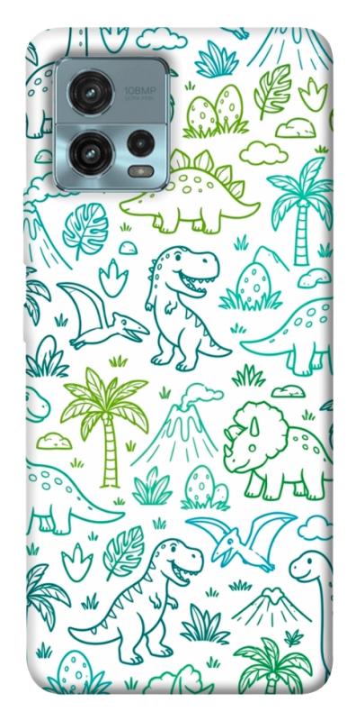 Чехол itsPrint Dino pattern для Motorola Moto G72, песики, купить оптом с доставкой